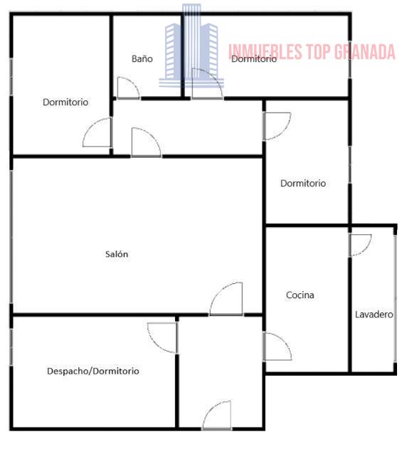 For sale of flat in Granada