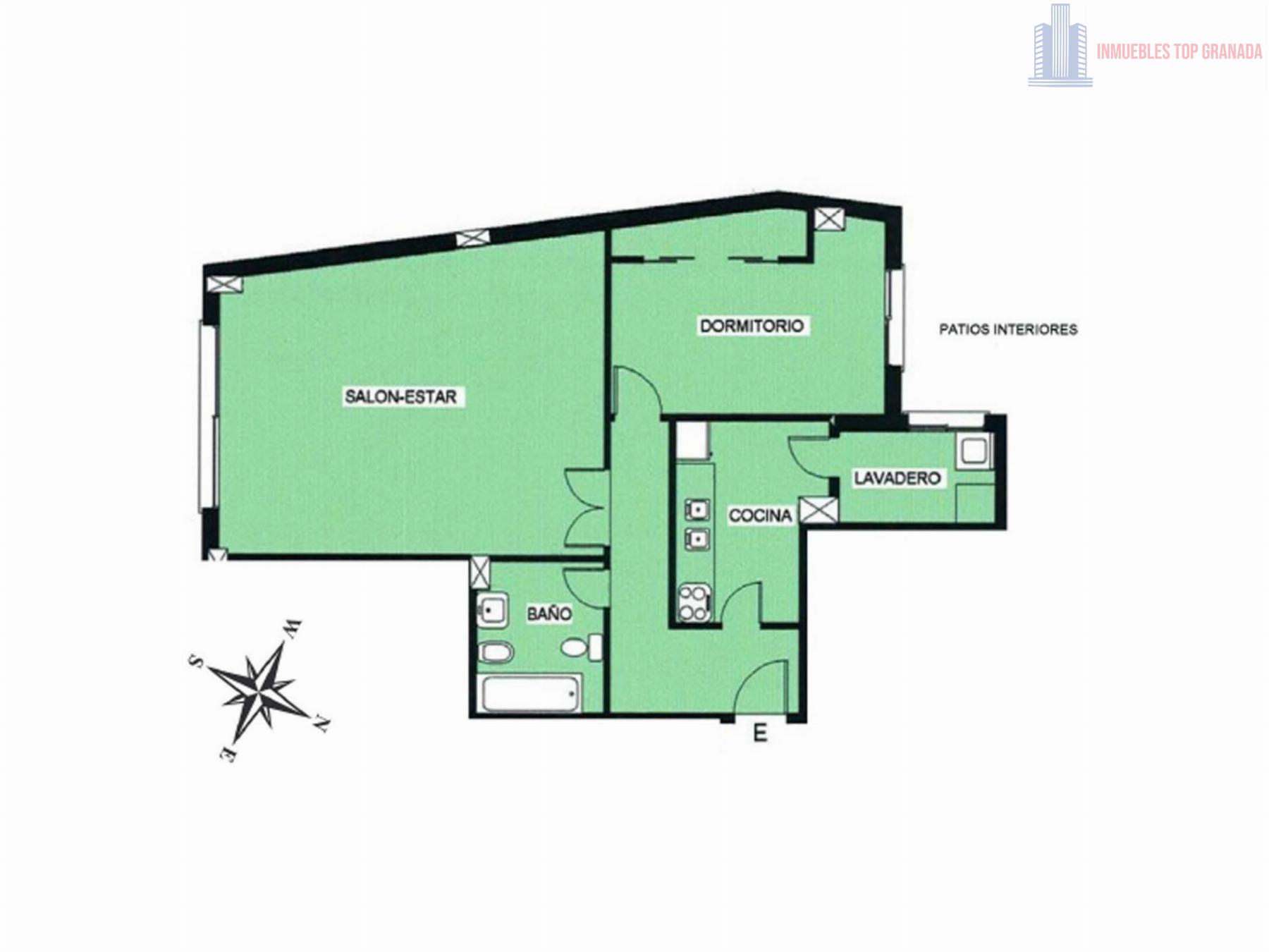 For sale of apartment in Granada