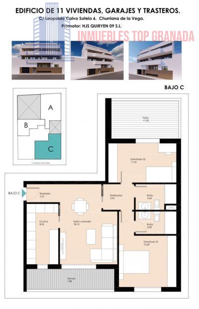 For sale of flat in Churriana de la Vega
