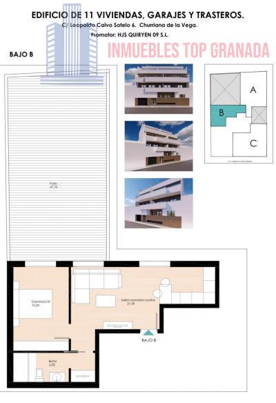 For sale of flat in Churriana de la Vega