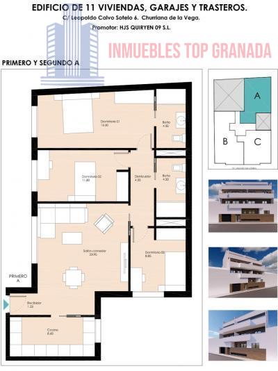 For sale of flat in Churriana de la Vega