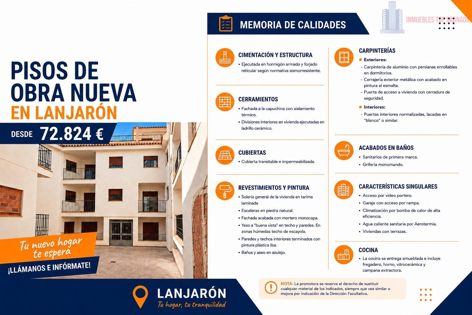 Venta de piso en Lanjarón