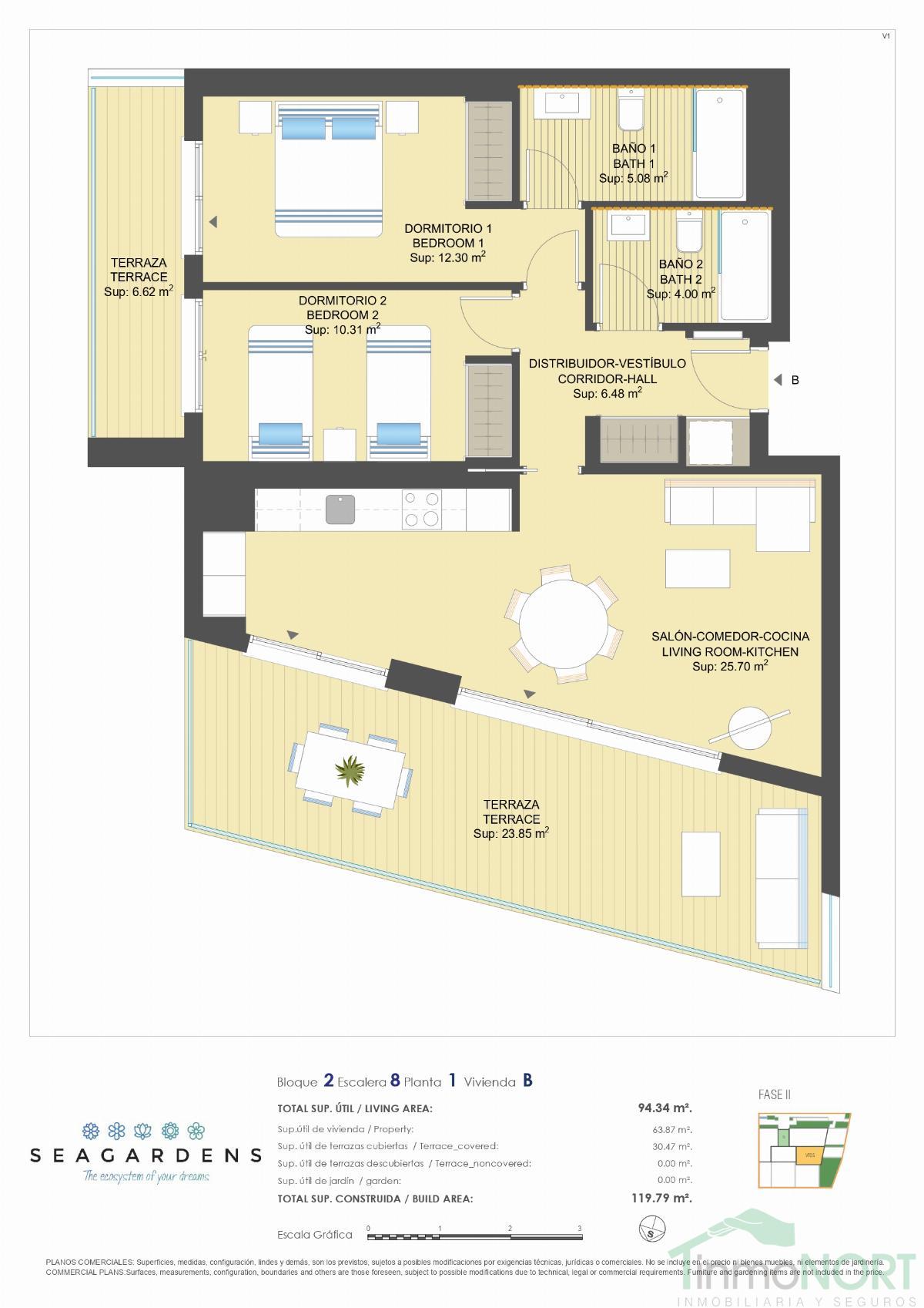 For sale of flat in Orihuela Costa