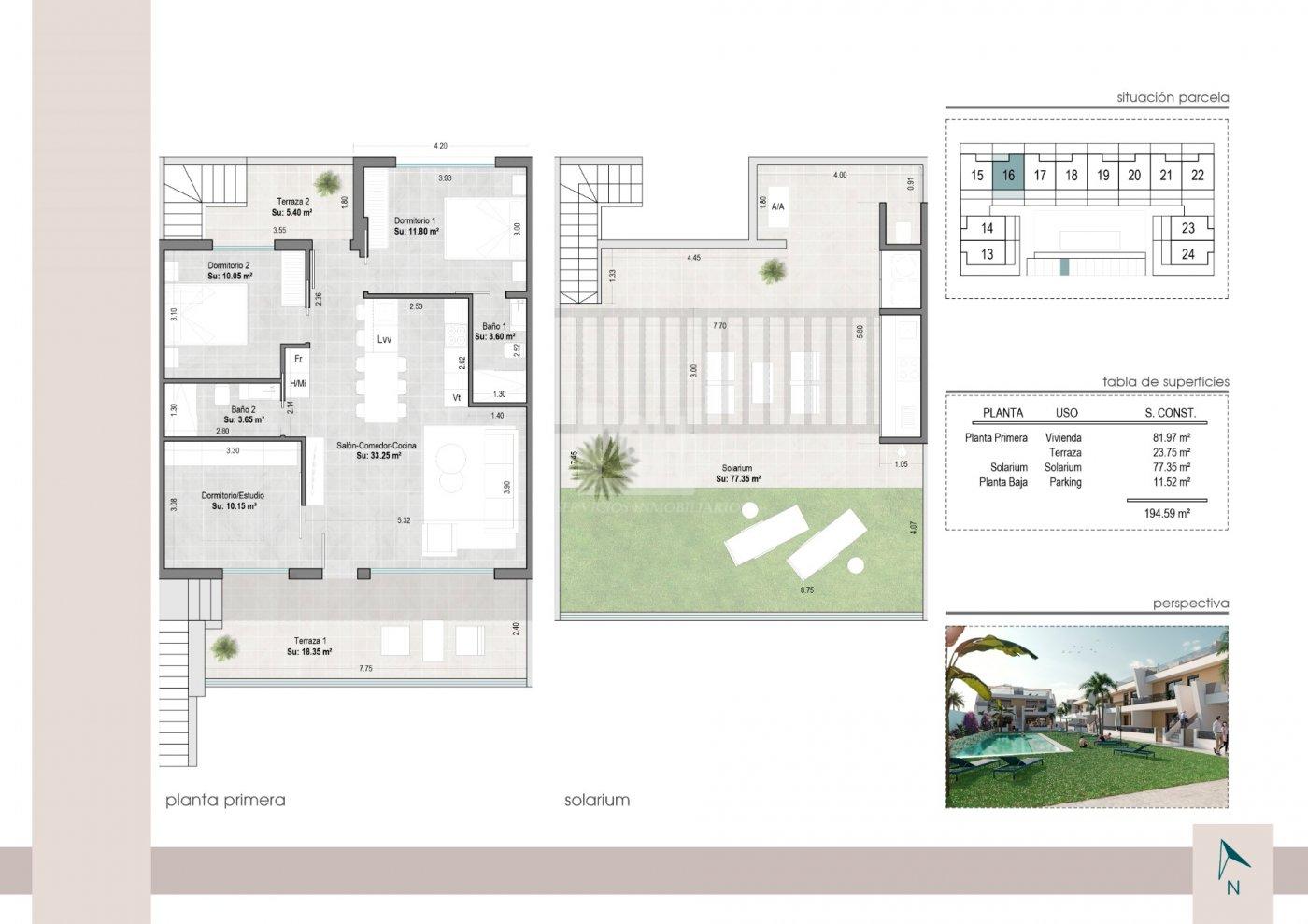 For sale of apartment in San pedro del pinatar