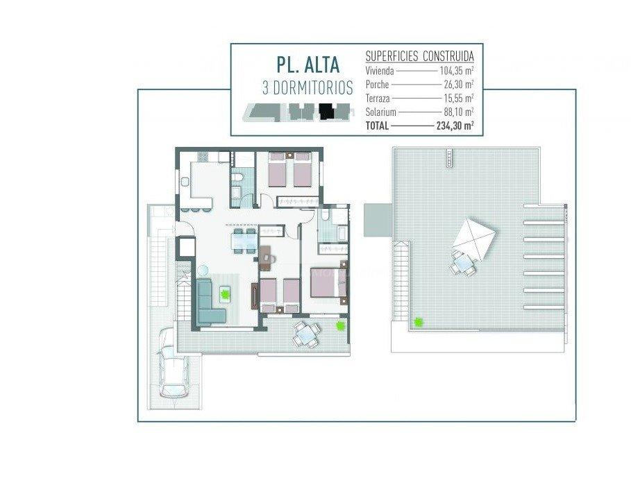 Vente de appartement dans Pilar de la horadada