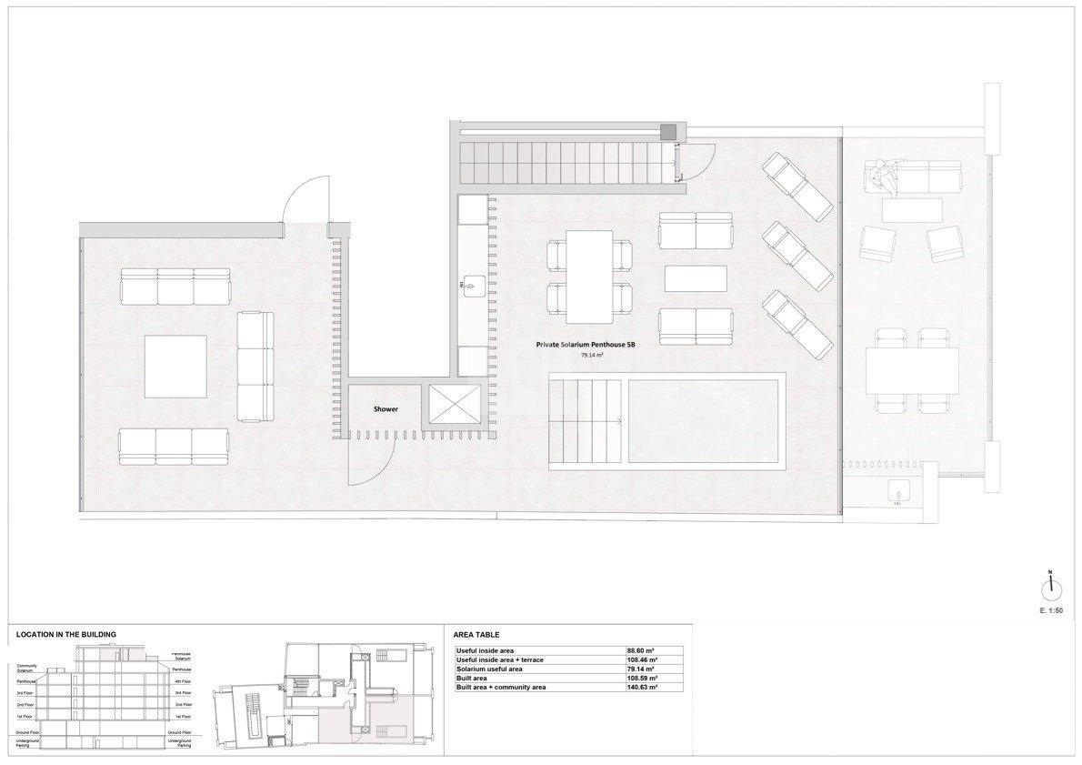 For sale of penthouse in Torrevieja