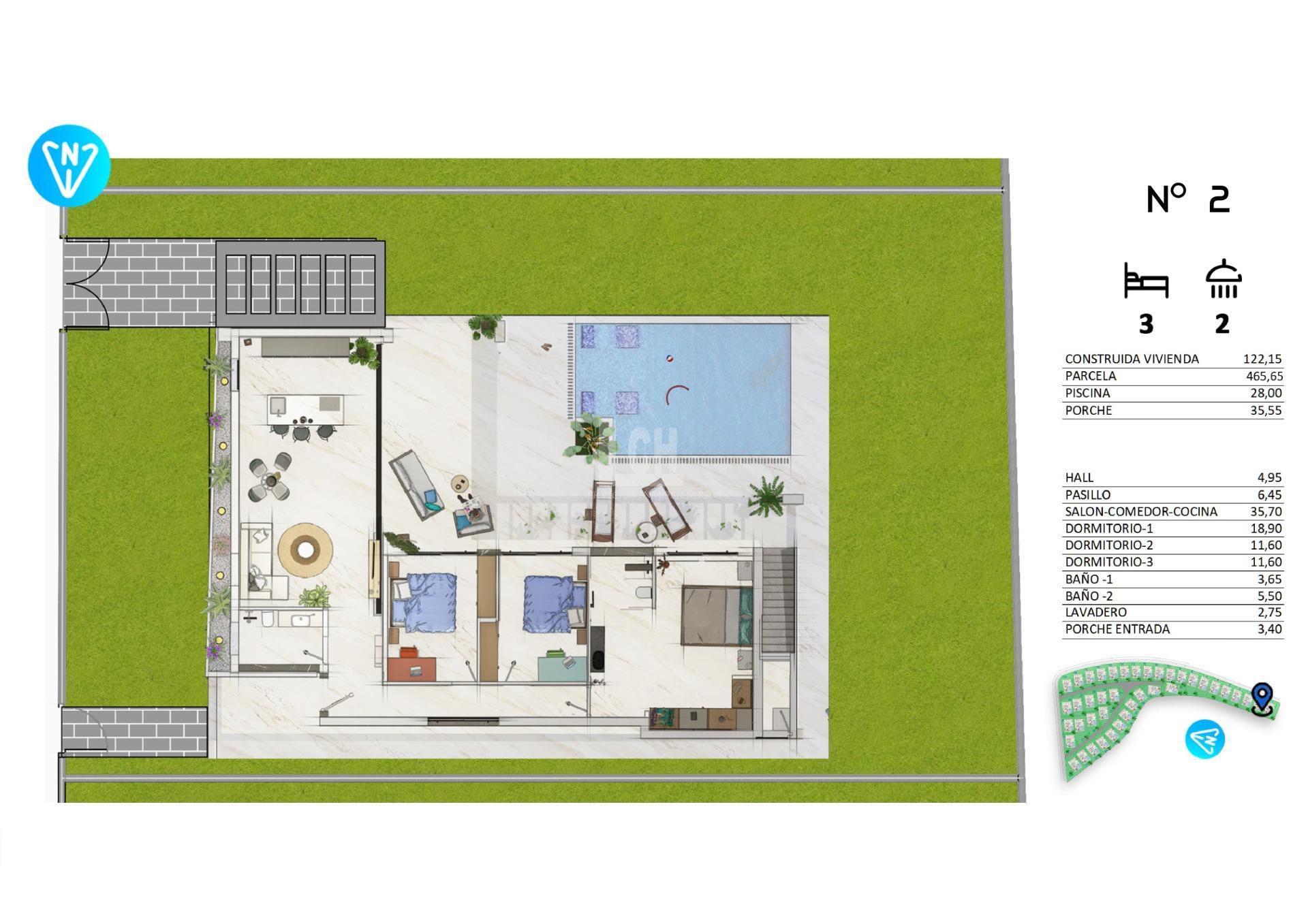 Zu verkaufen von villa in
 Algorfa