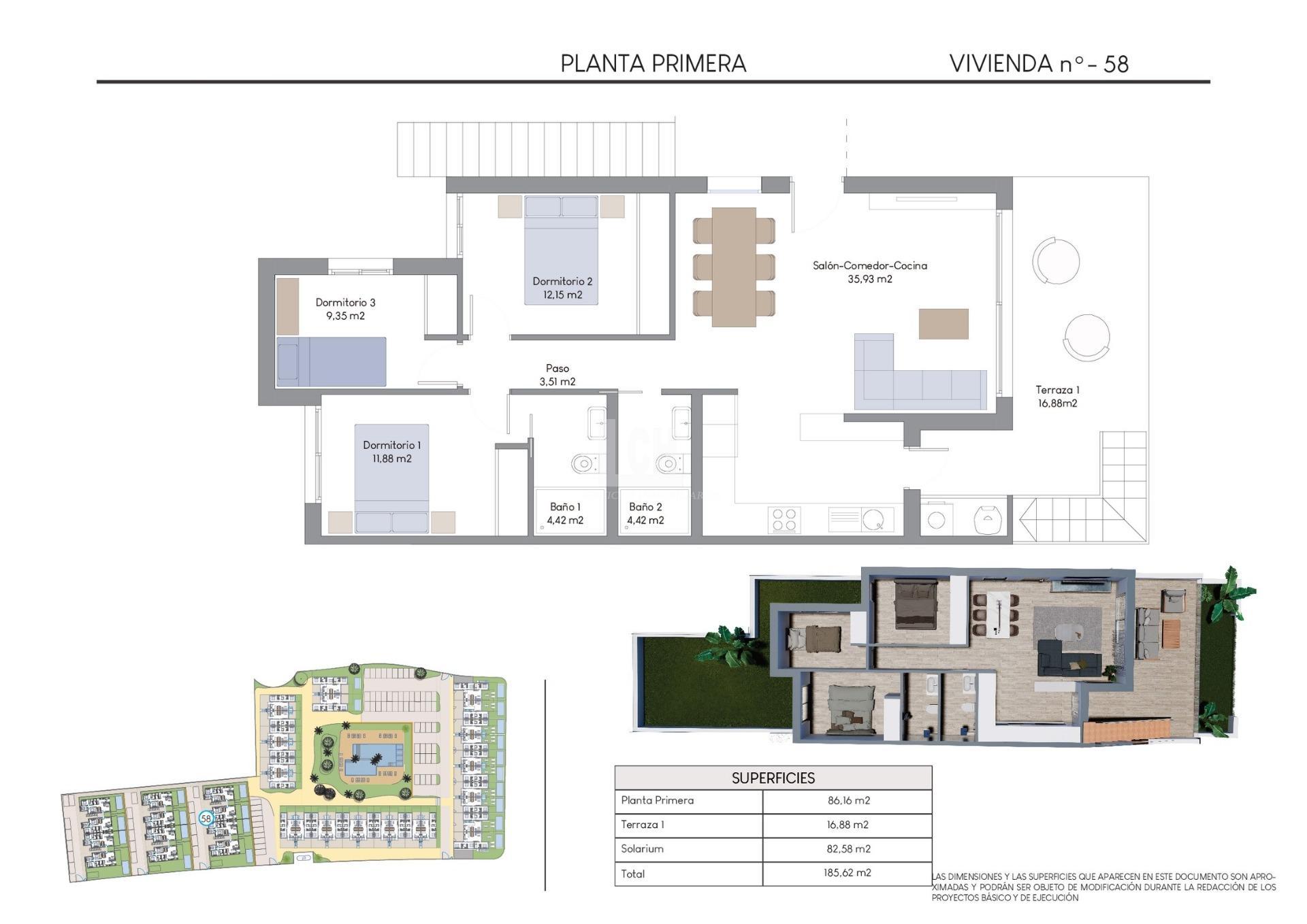 For sale of apartment in Finestrat