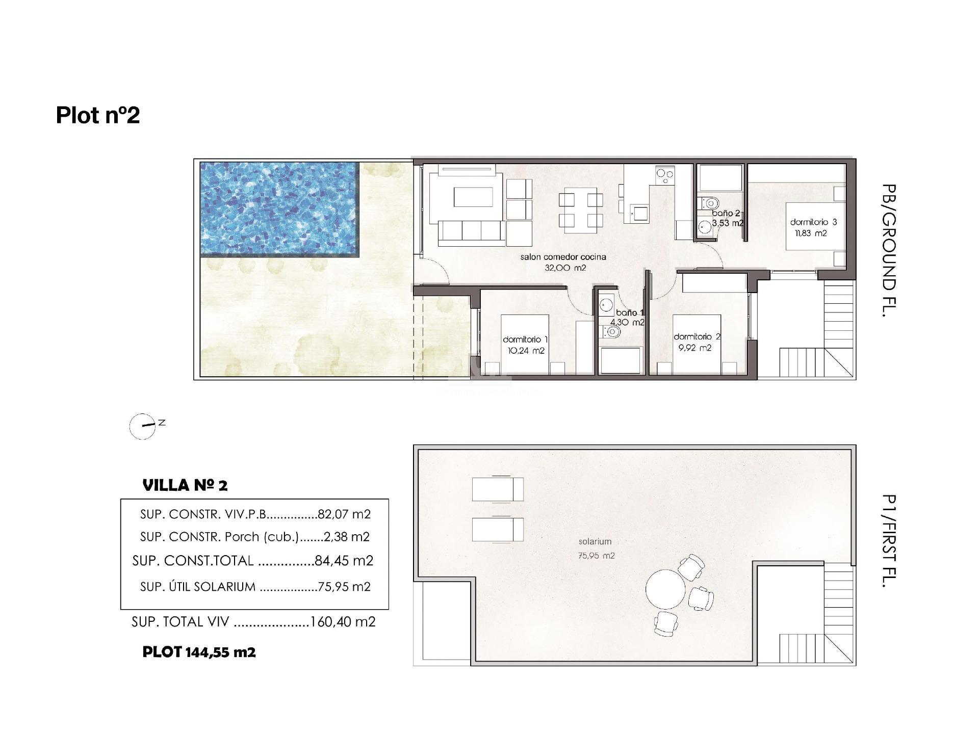 Zu verkaufen von villa in
 Pilar de la horadada