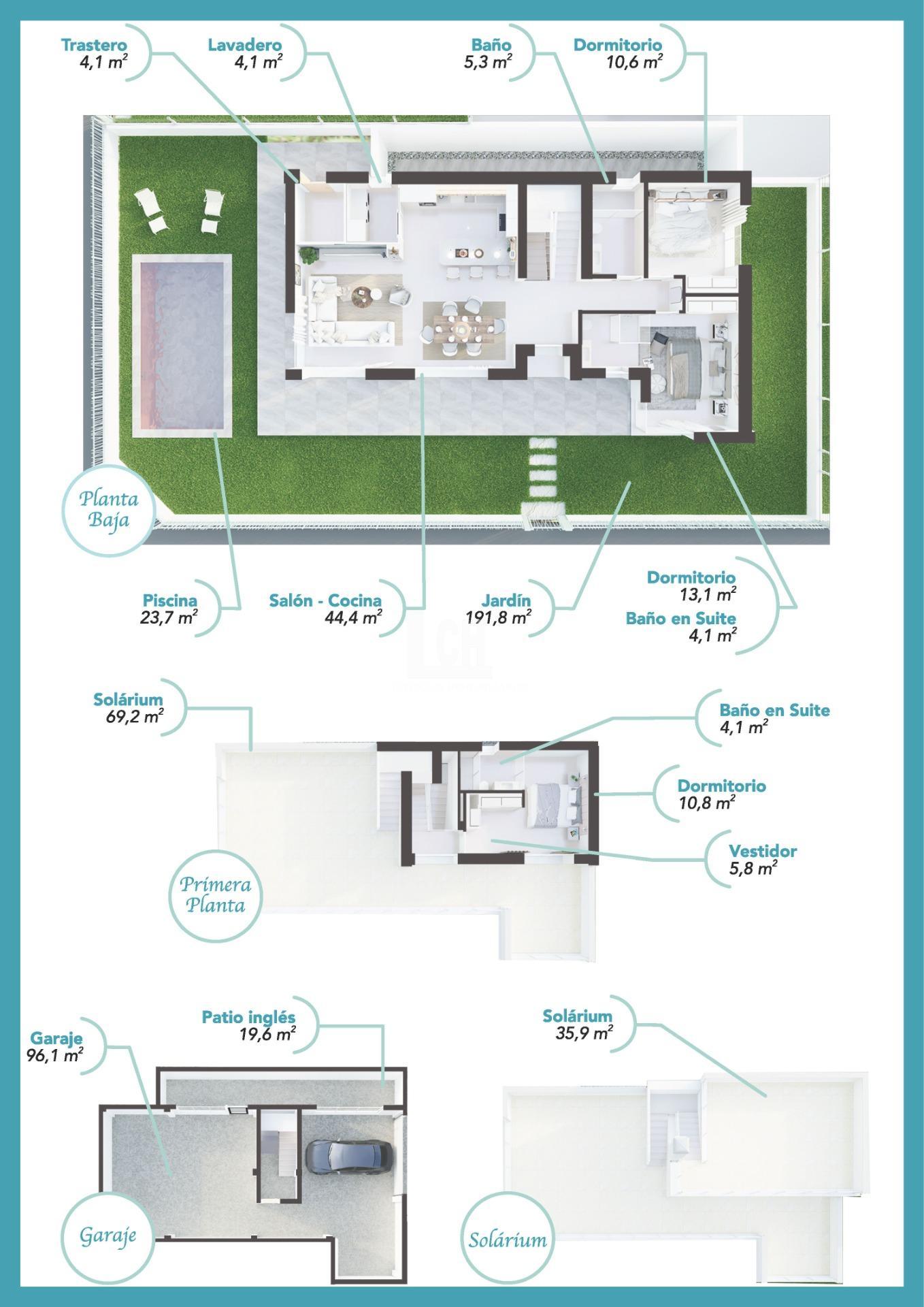 Venta de villa en Los alcázares