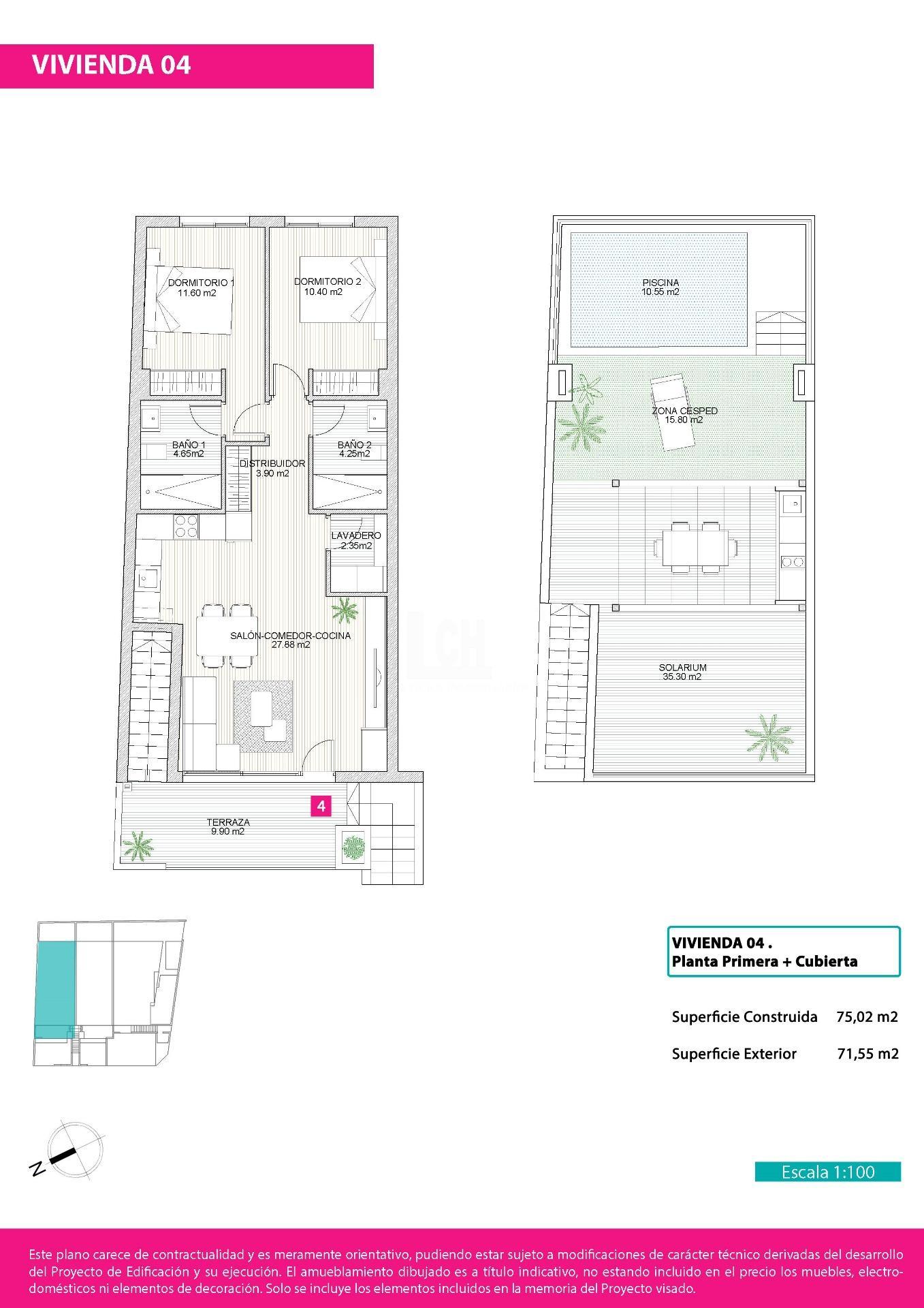 For sale of apartment in San pedro del pinatar