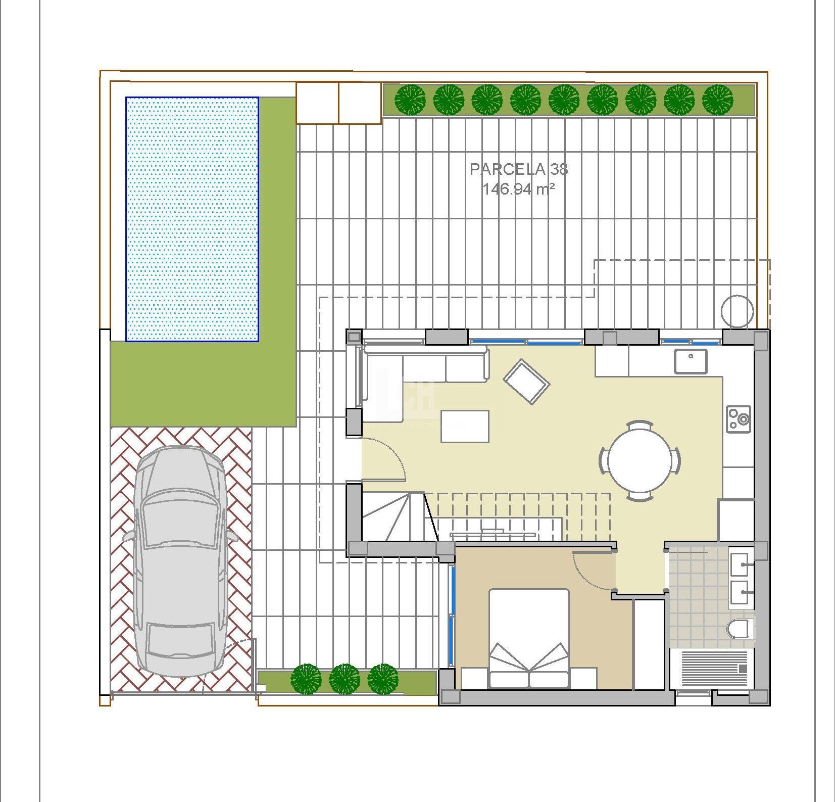 Venta de villa en Los montesinos