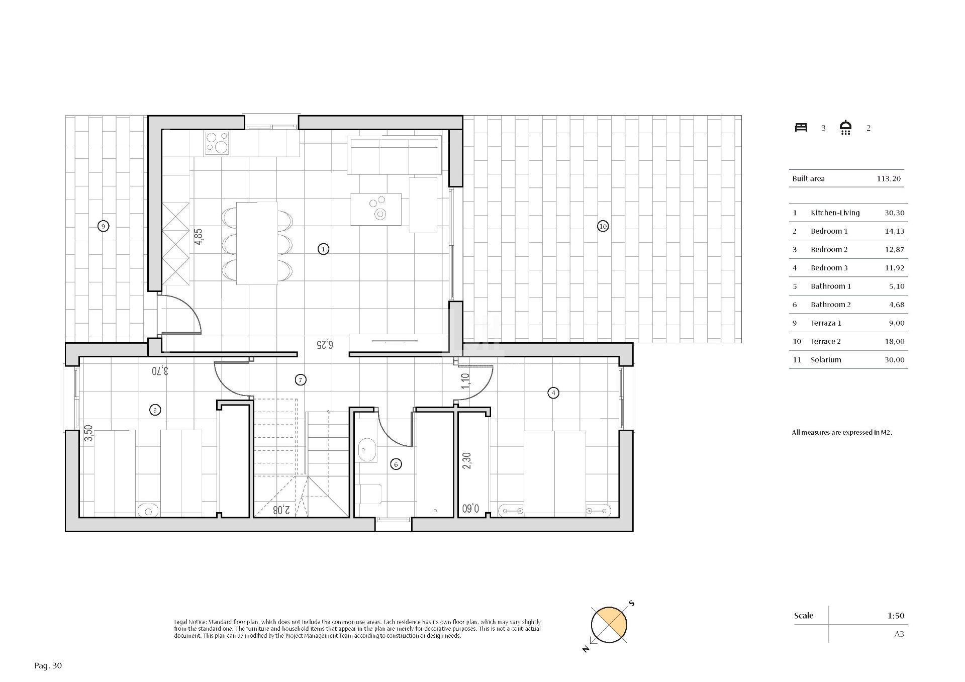 Venta de villa en Algorfa