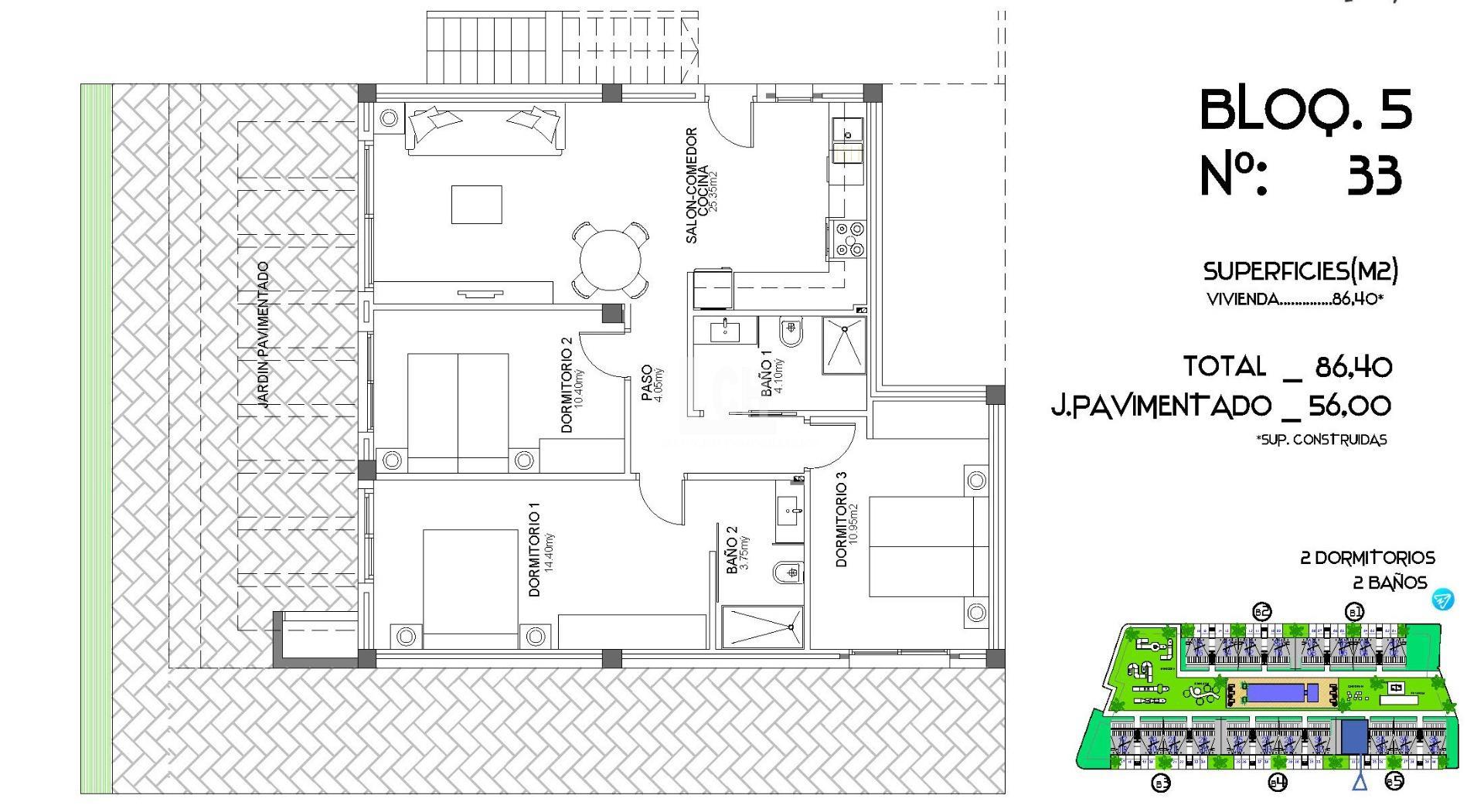 For sale of apartment in Algorfa