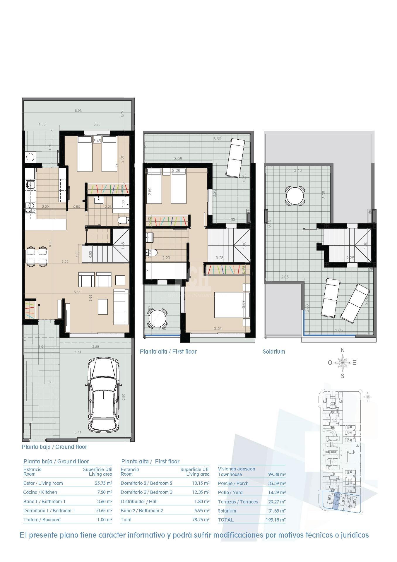 For sale of villa in Pilar de la horadada