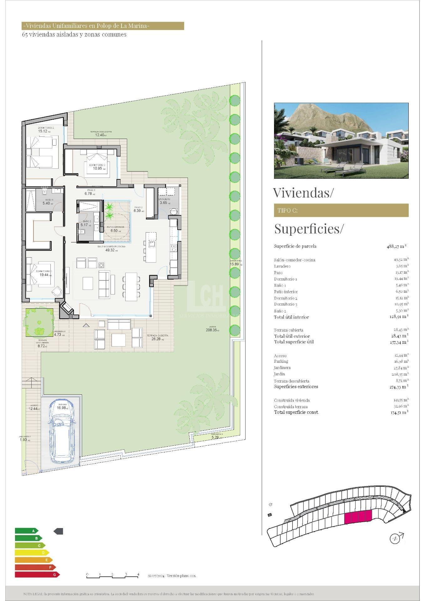 For sale of villa in Polop