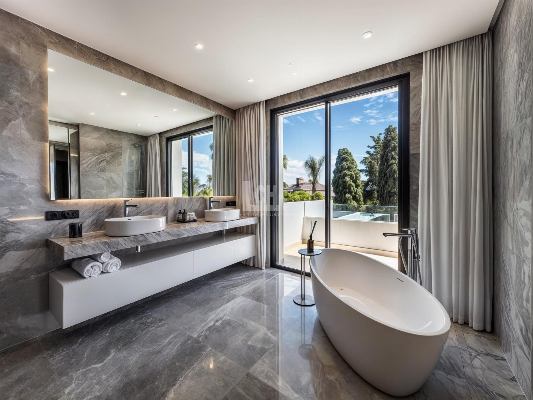 Suite bathroom