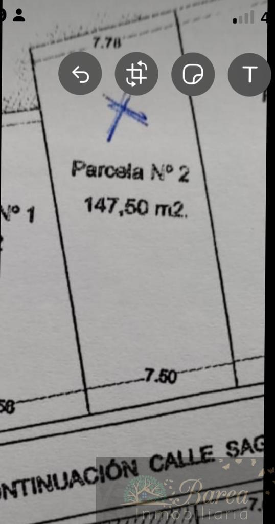 Venta de terreno en Rute