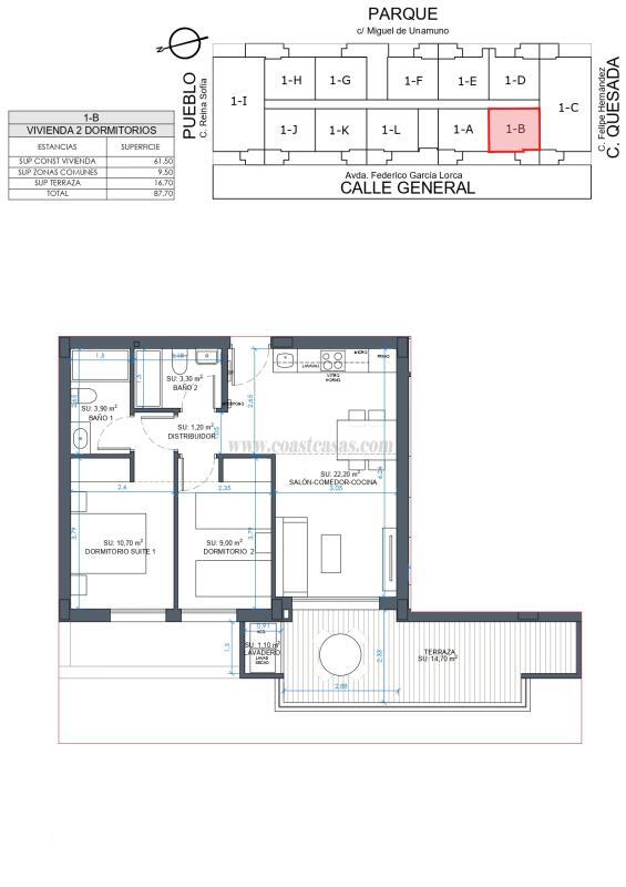 Venta de apartamento en Benijofar