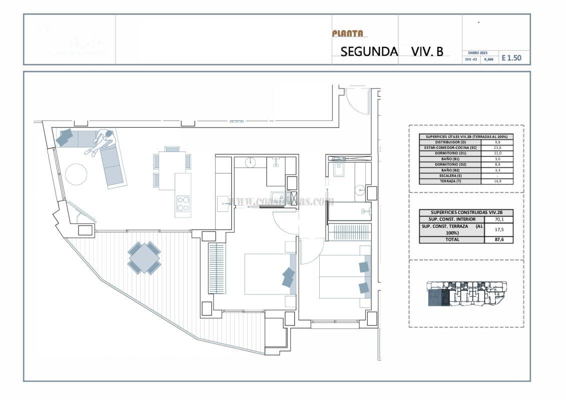 Venta de apartamento en Villajoyosa