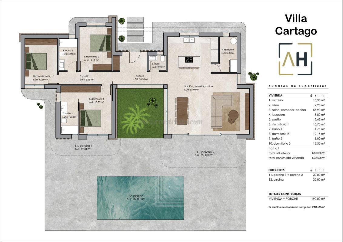 Venta de villa en Monforte del Cid