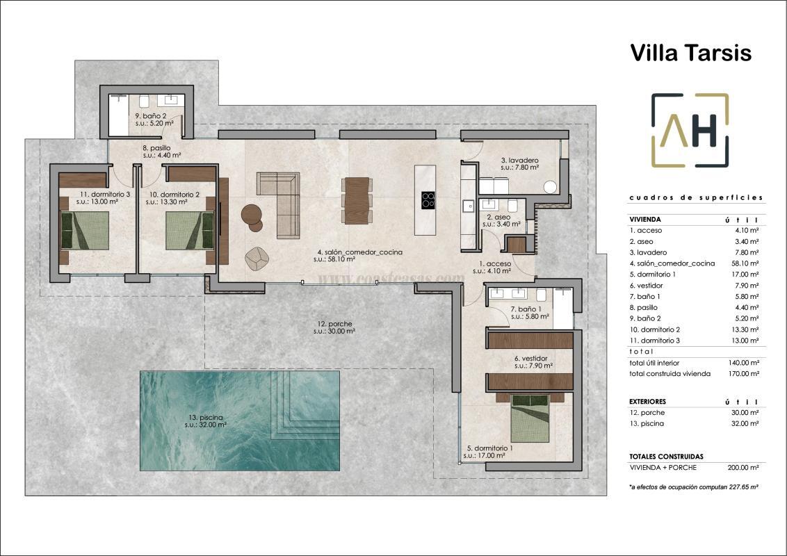 Venta de villa en Hondón de las Nieves