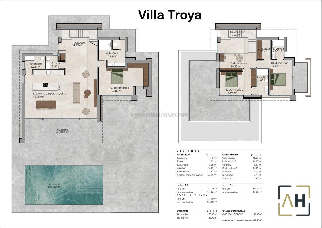 Venta de villa en Aspe