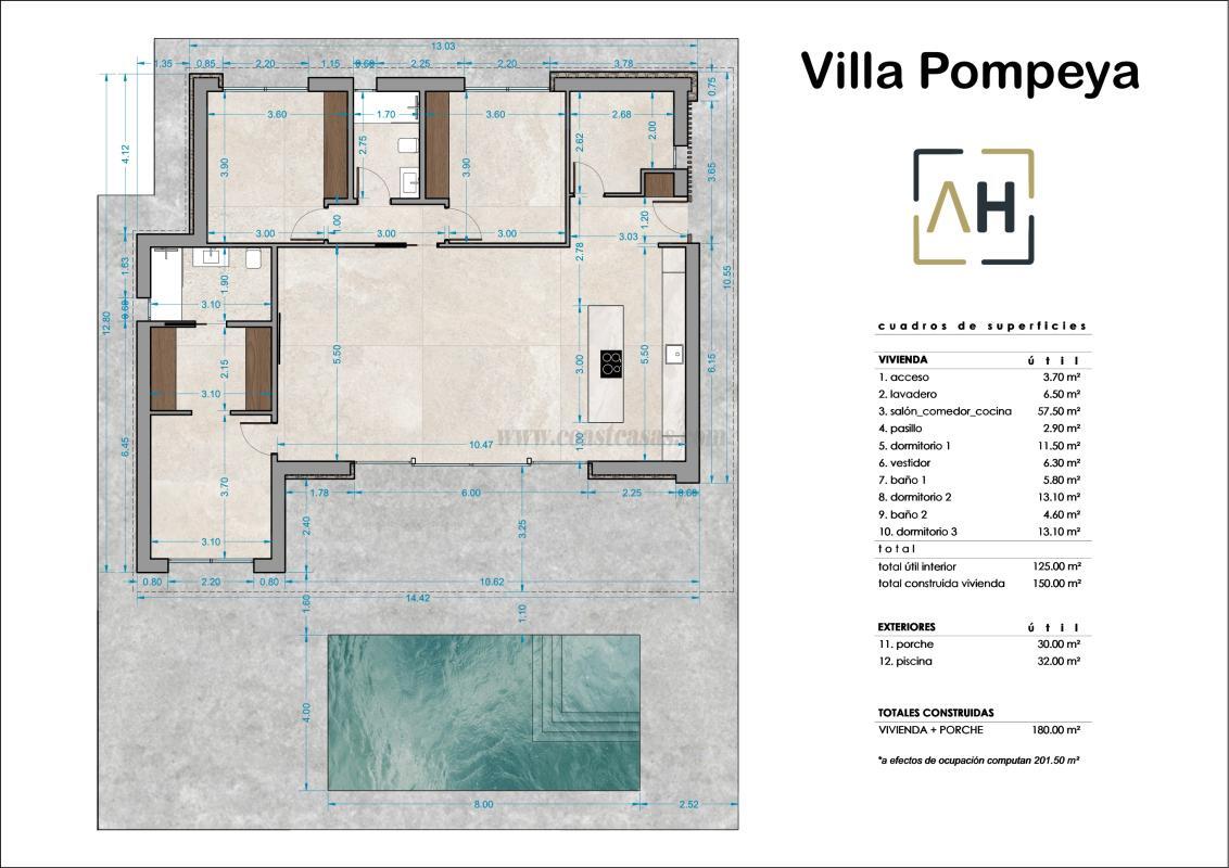 Venta de villa en Hondón de los Frailes