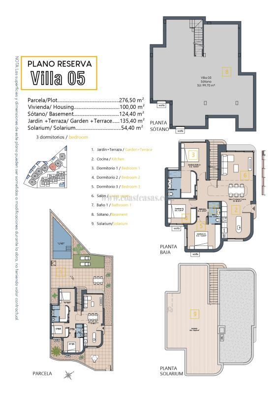Venta de villa en Los Alcázares