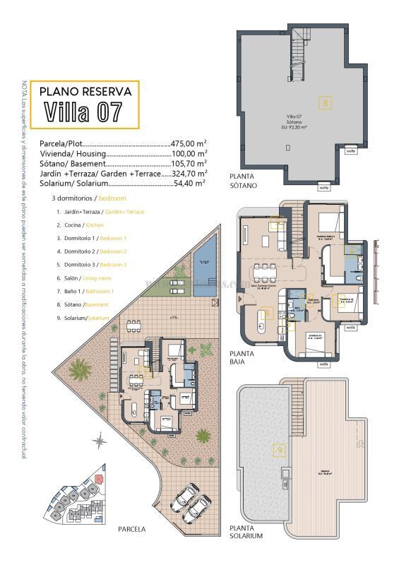 Venta de villa en Los Alcázares