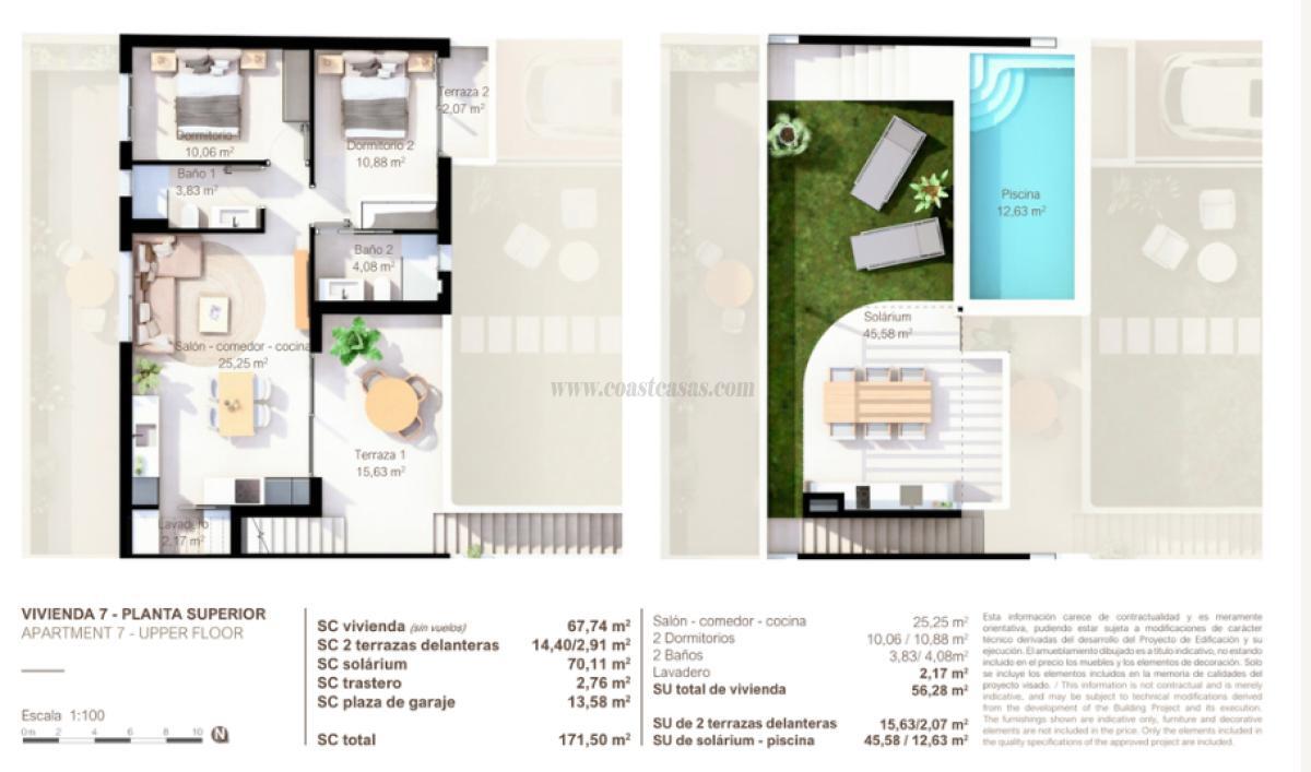 Venta de bungalow en San Pedro del Pinatar