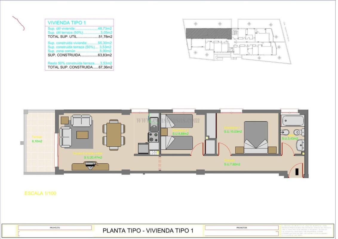 Venta de apartamento en Guardamar del Segura