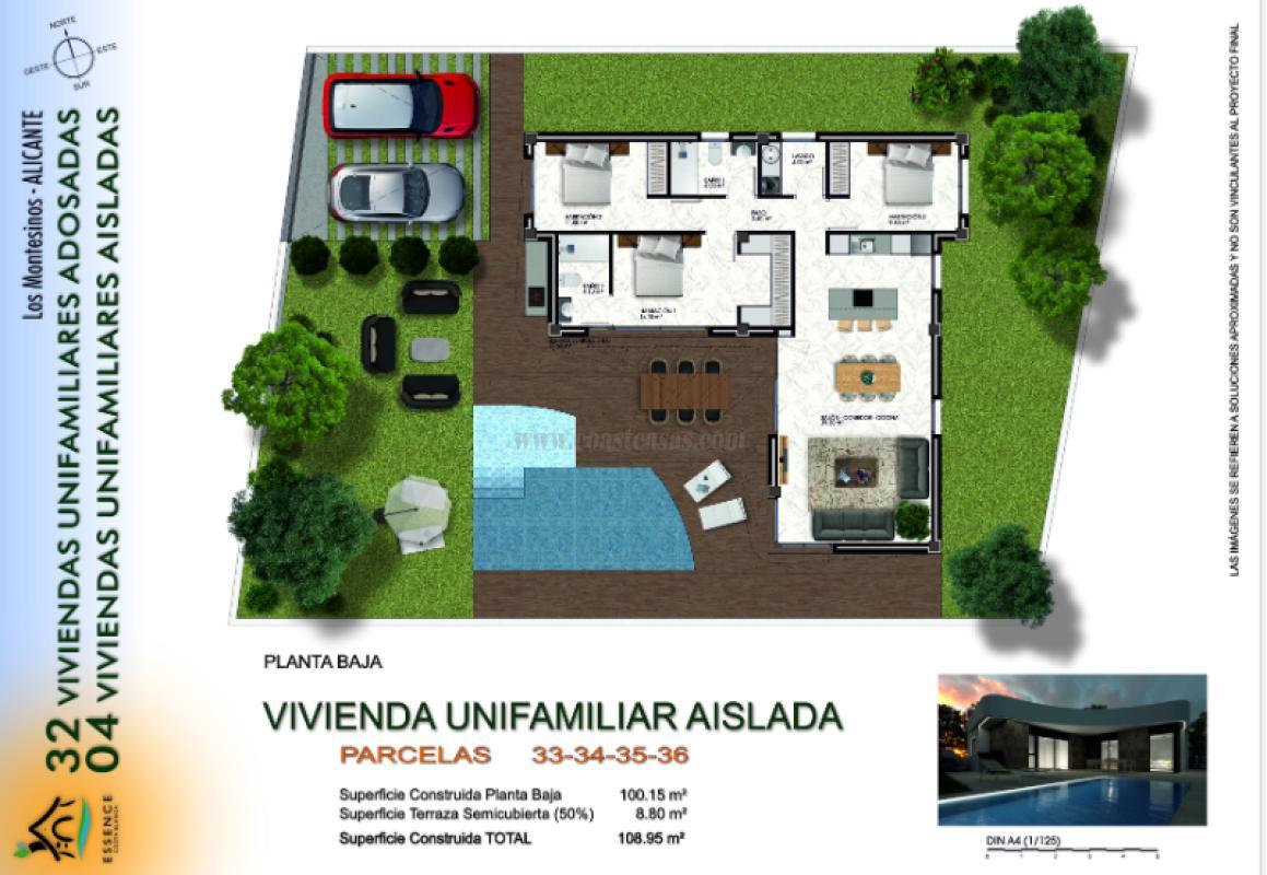 Venta de villa en Los Montesinos