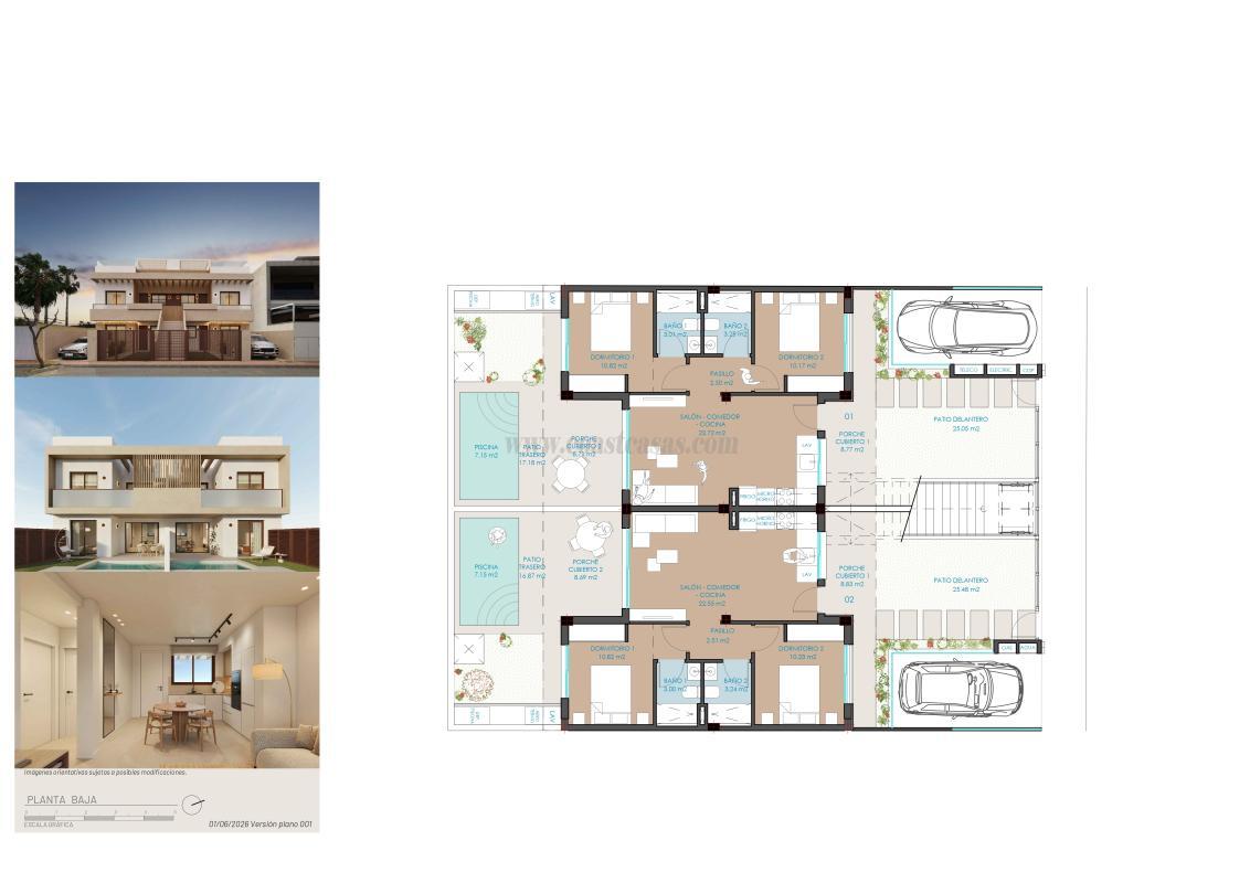 Venta de bungalow en San Pedro del Pinatar