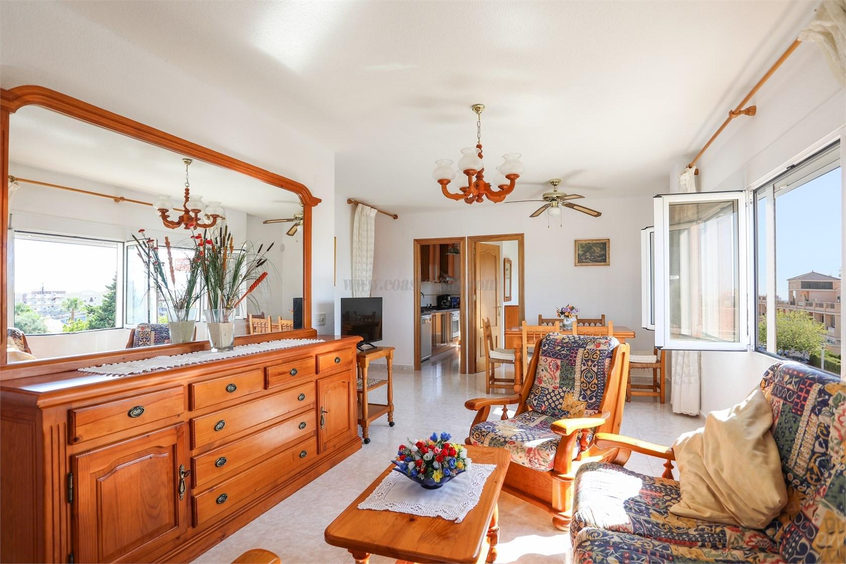 For sale of apartment in Orihuela Costa