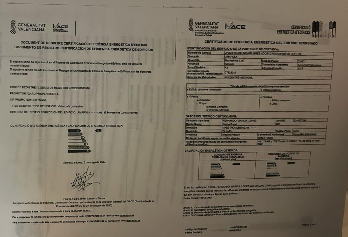 Venta de  en Los Montesinos