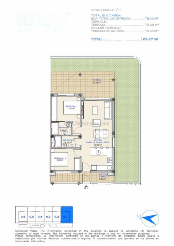 Venta de apartamento en Los Alcázares