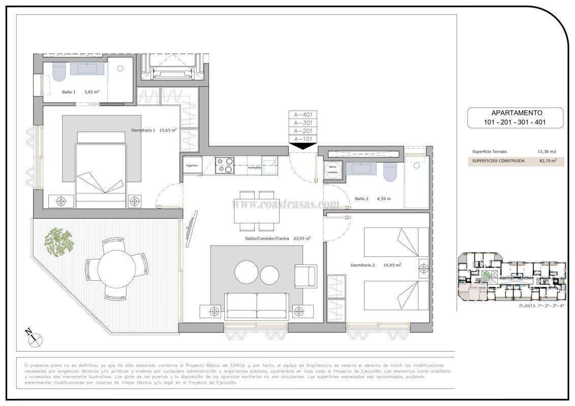Venta de apartamento en San Pedro del Pinatar