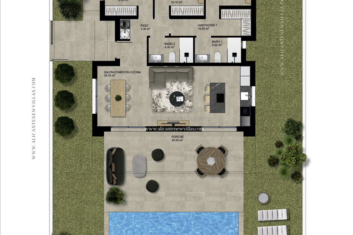 Venta de villa en Hondón de las Nieves