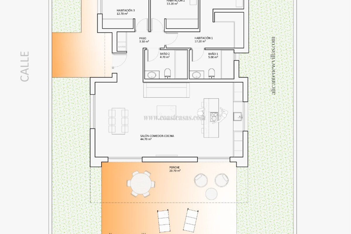 Venta de villa en Hondón de las Nieves