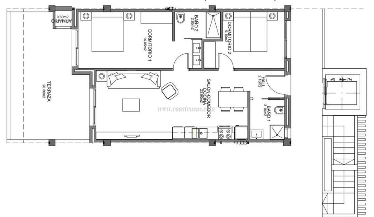 Venta de apartamento en Guardamar del Segura