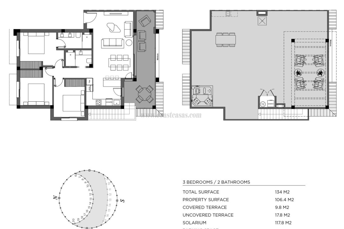 Venta de apartamento en Rojales