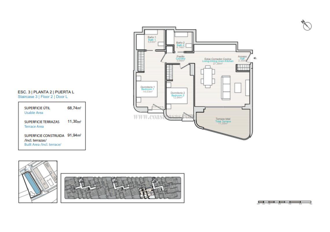 Venta de apartamento en Villajoyosa