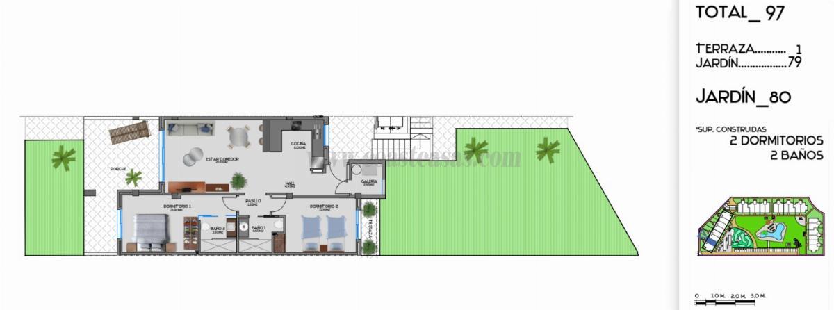 For sale of apartment in Guardamar del Segura