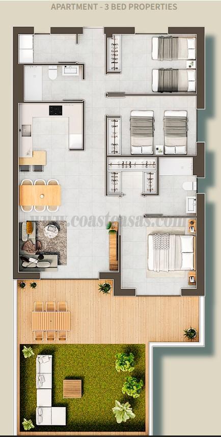 For sale of apartment in Gran Alacant