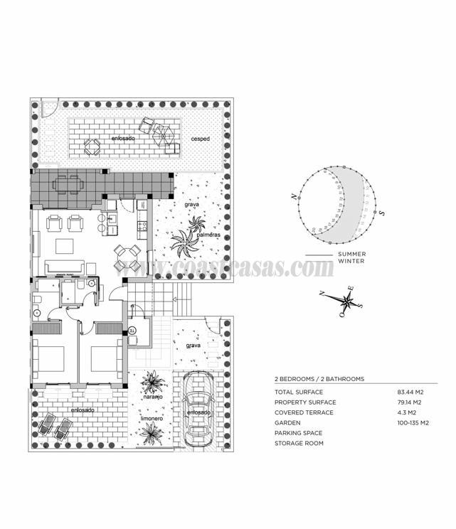 For sale of apartment in Rojales