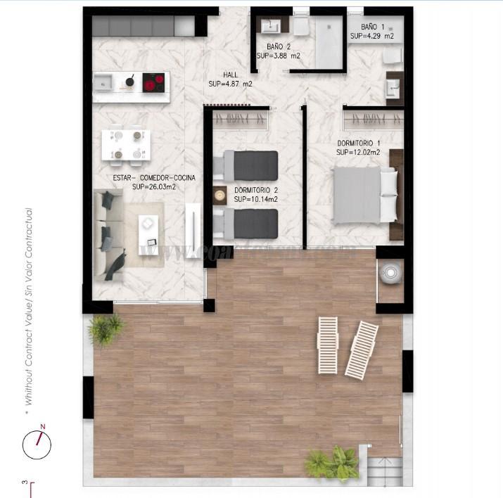 Zu verkaufen von appartement in
 Ciudad Quesada