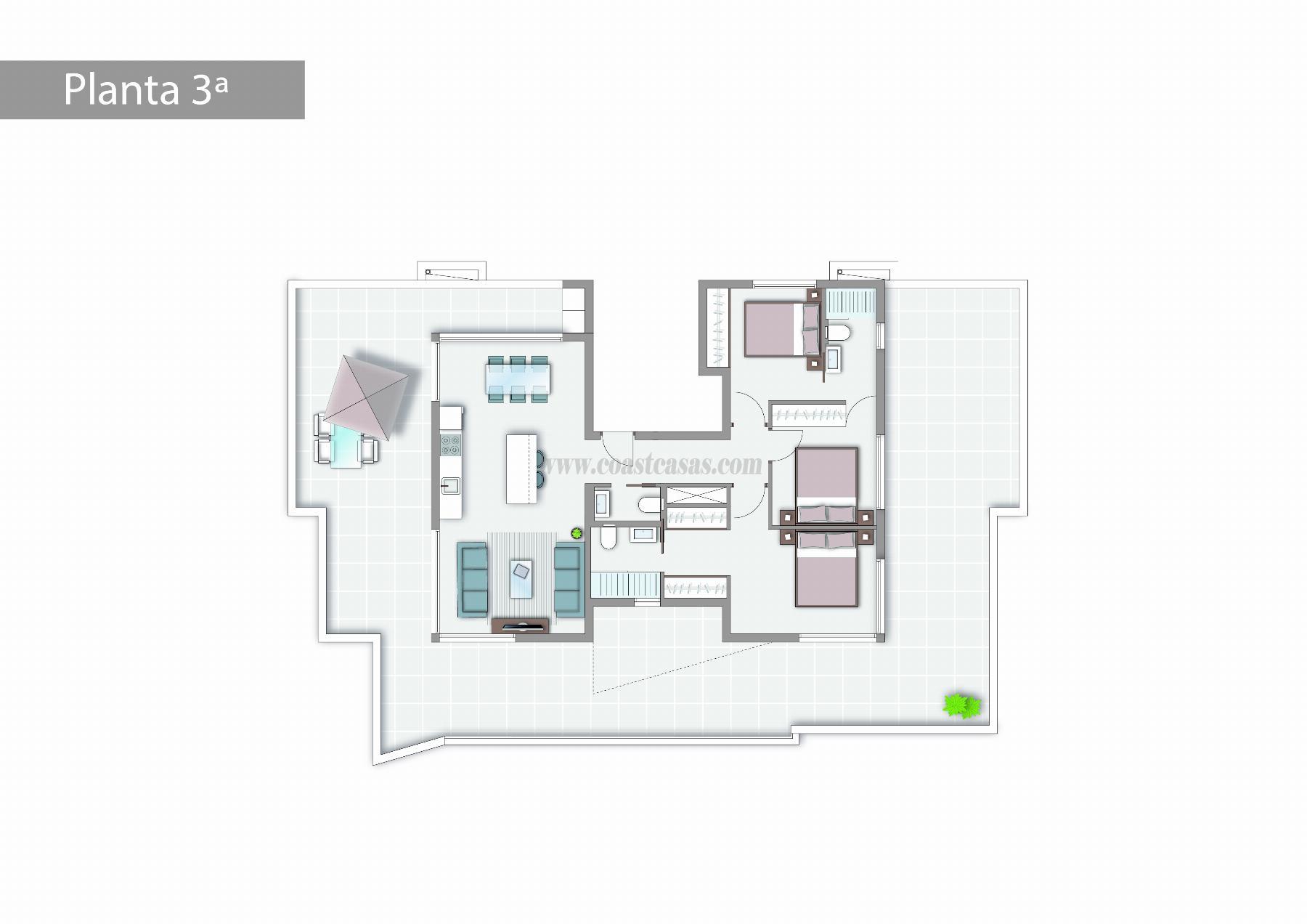 For sale of apartment in Guardamar del Segura