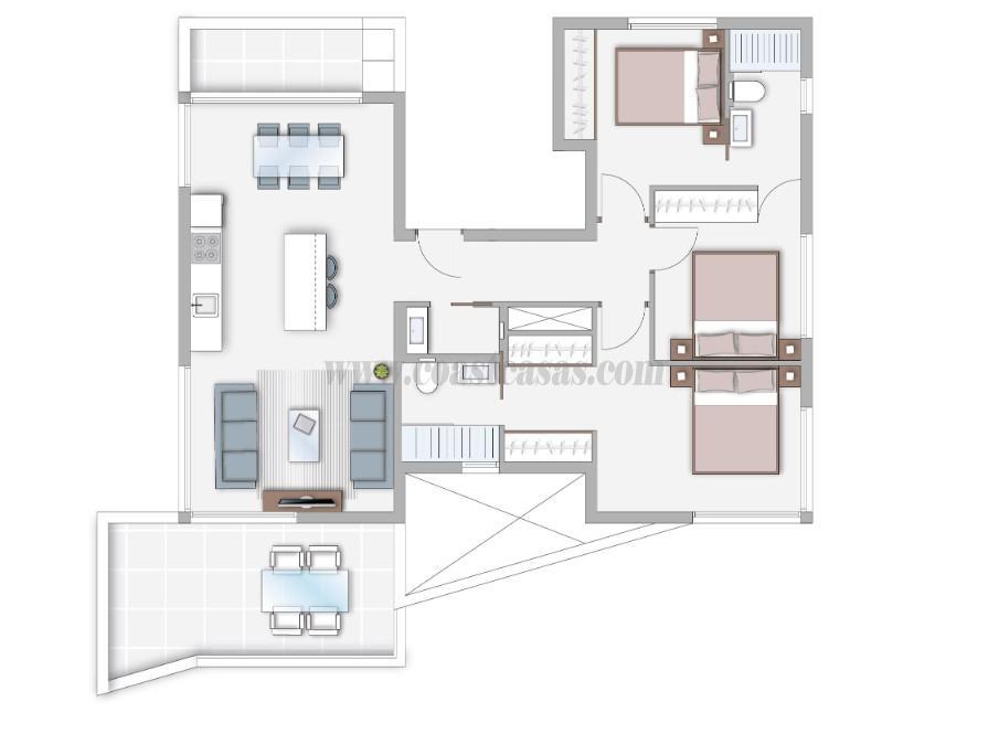 For sale of apartment in Guardamar del Segura