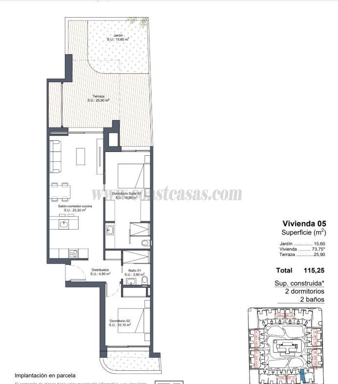For sale of apartment in Ciudad Quesada